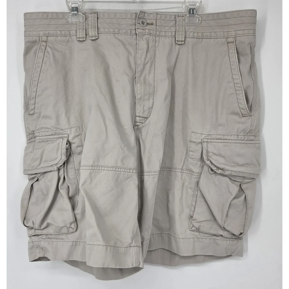 Polo Ralph Lauren Geller Cargo‎ Shorts Mens 40 Khaki Beige Work Utility 10.5 in